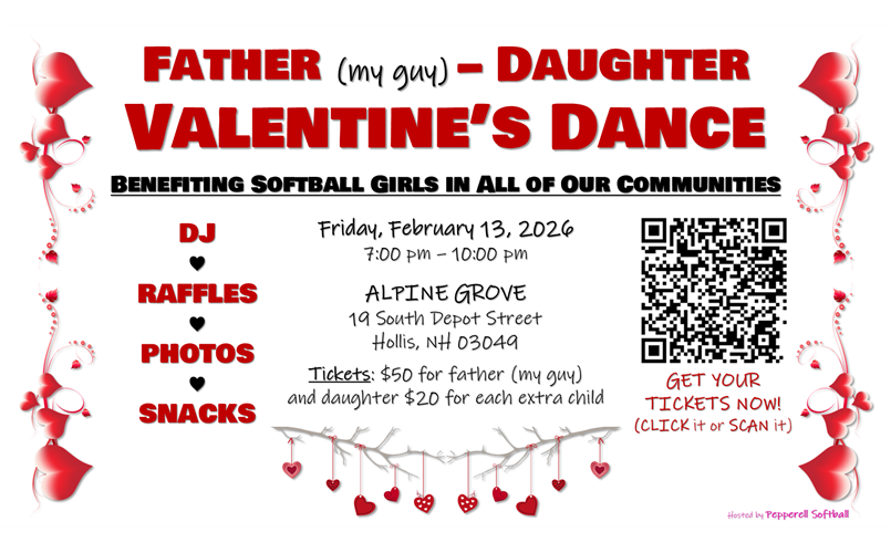 Tickets on Sale Now for the 2026 Father/Daughter Valentine's Dance